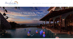 Desktop Screenshot of barefootvacationvillas.com
